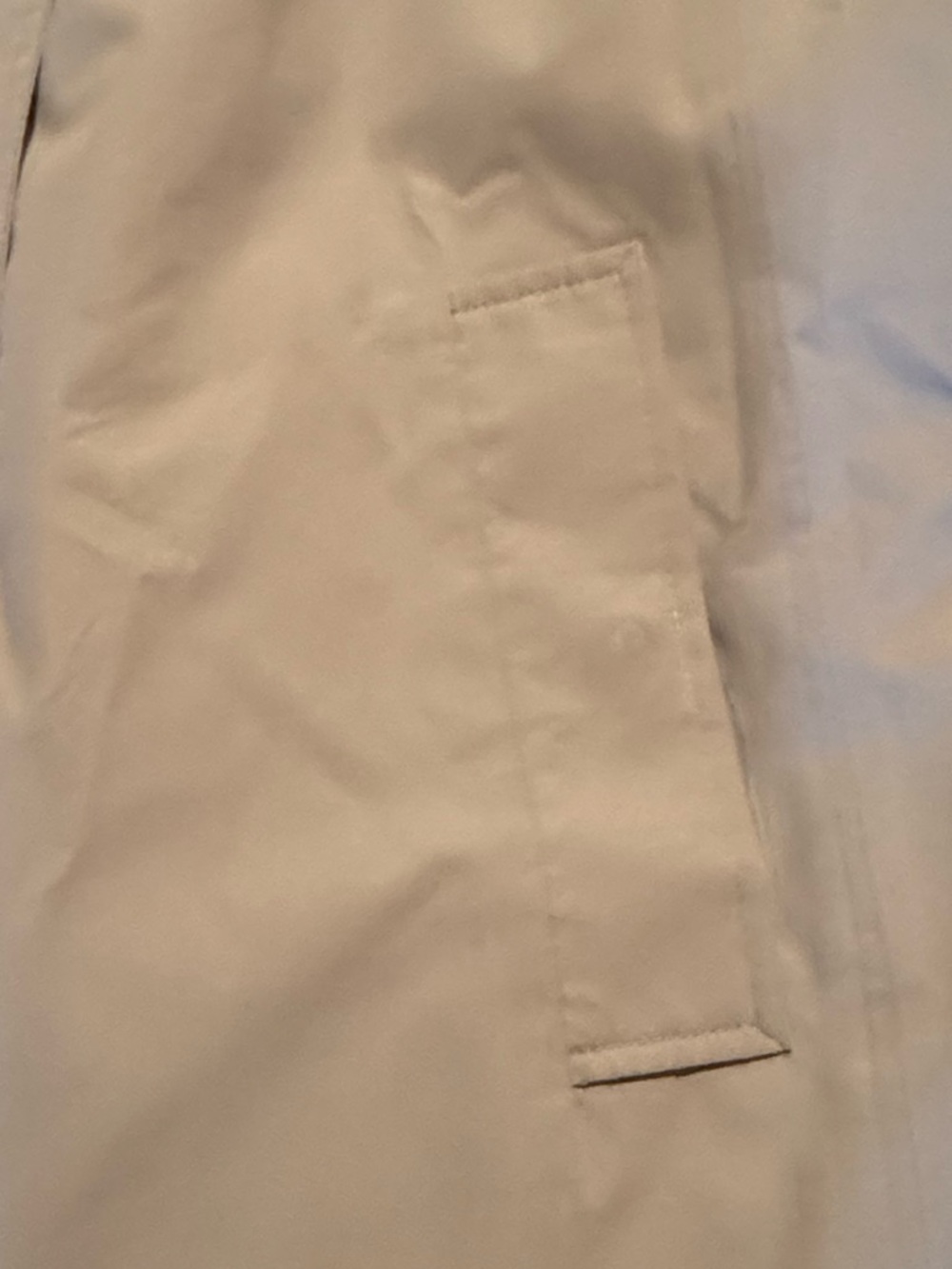 Lands' End Women's Sz Med Light Tan Utility Trench Coat w/ Belt & Button Lining - Picture 7 of 15